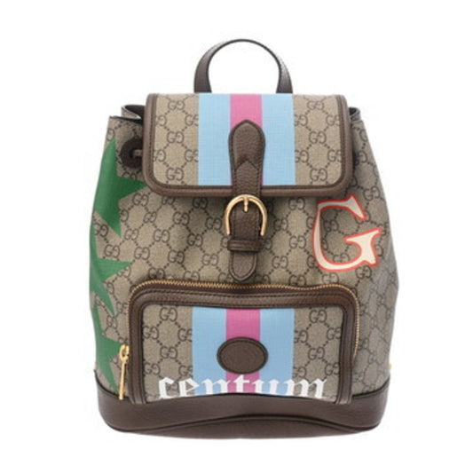 Gucci Beige Gg Supreme Backpack