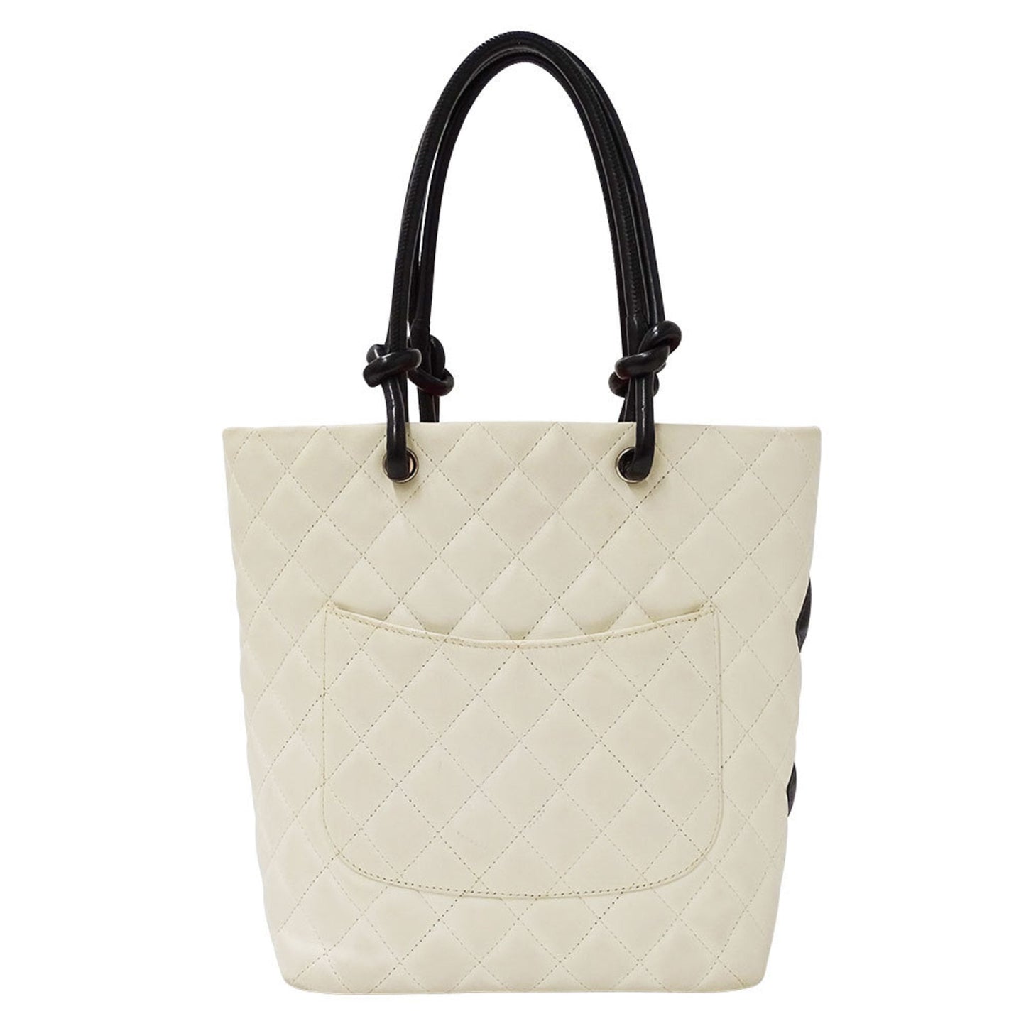 Chanel Black White Cambon Ligne Tote Bag