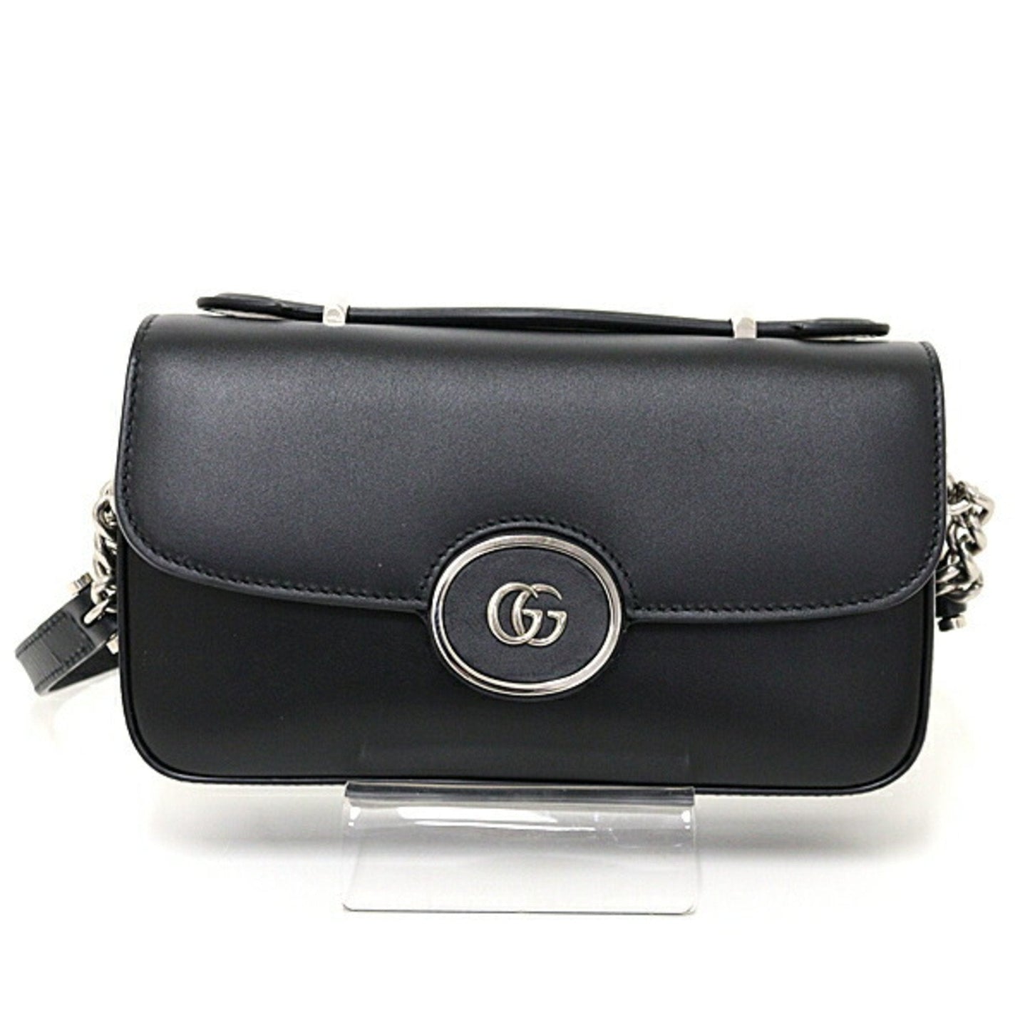 Gucci Black Leather Shoulder Bag