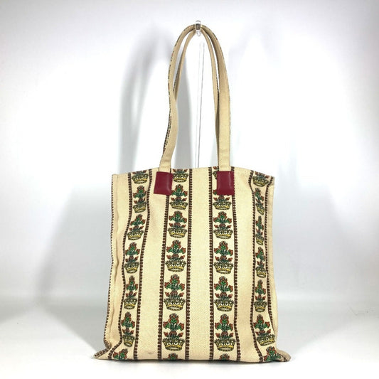 Gucci Beige Canvas Shoulder Bag Tote Bag