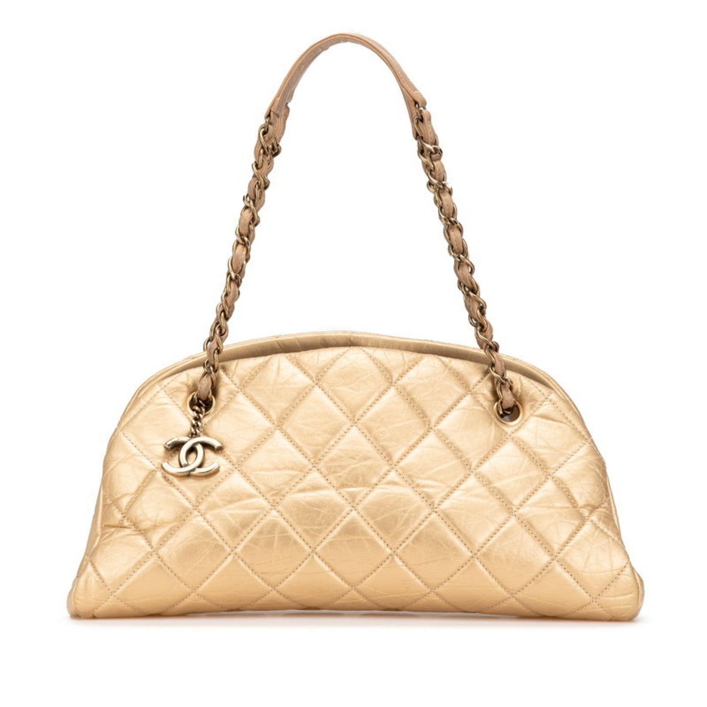 Chanel Gold Leather Tote Bag