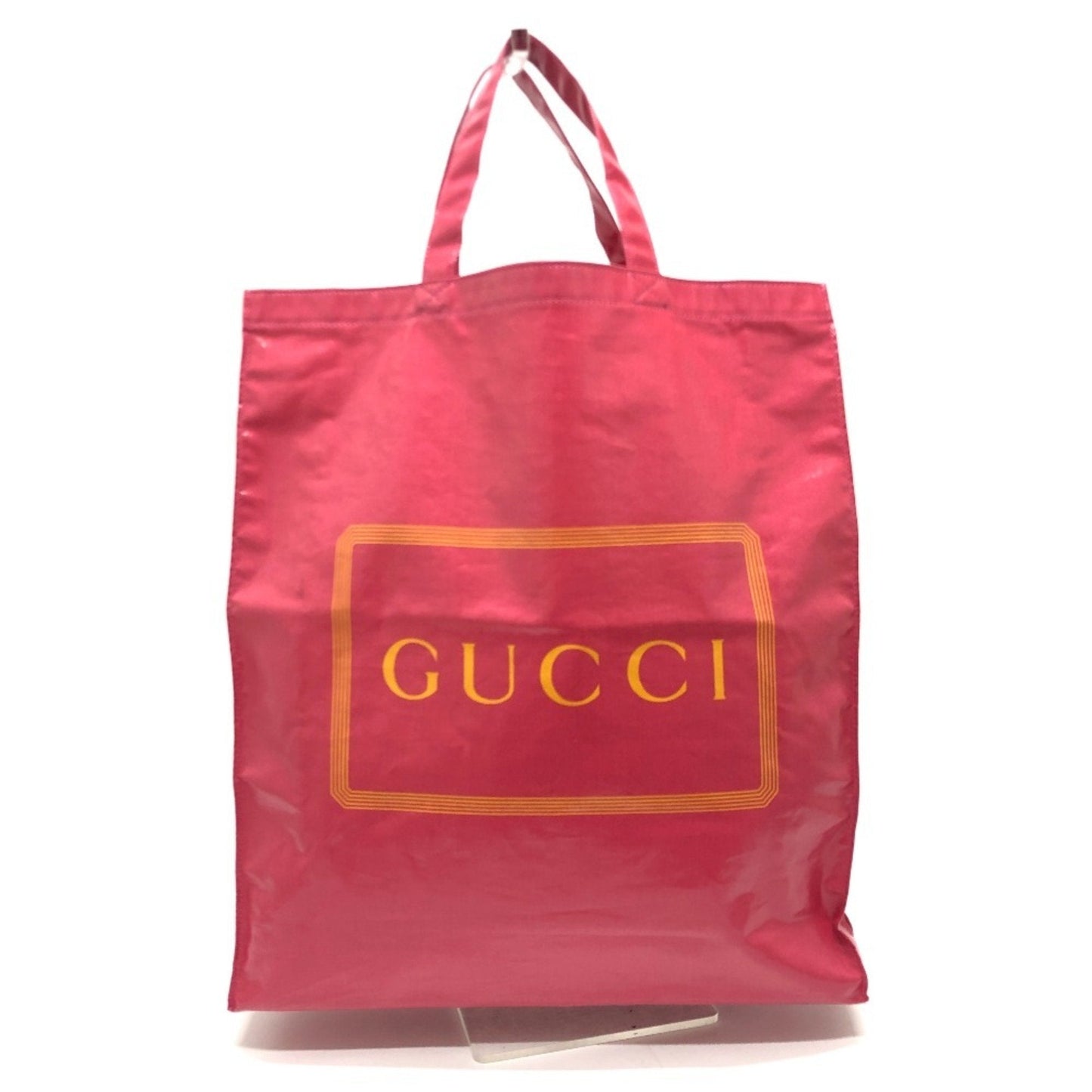 Gucci Pink Coated Canvas Handbag Tote Bag