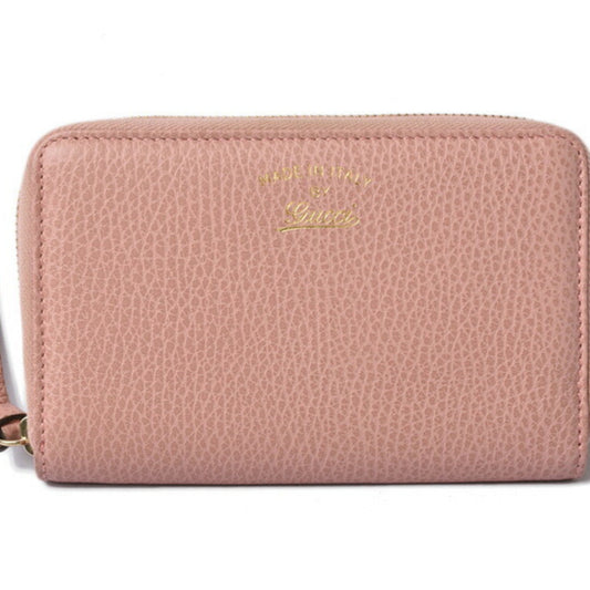 Gucci Light Pink Leather Wallet (Bi-Fold)