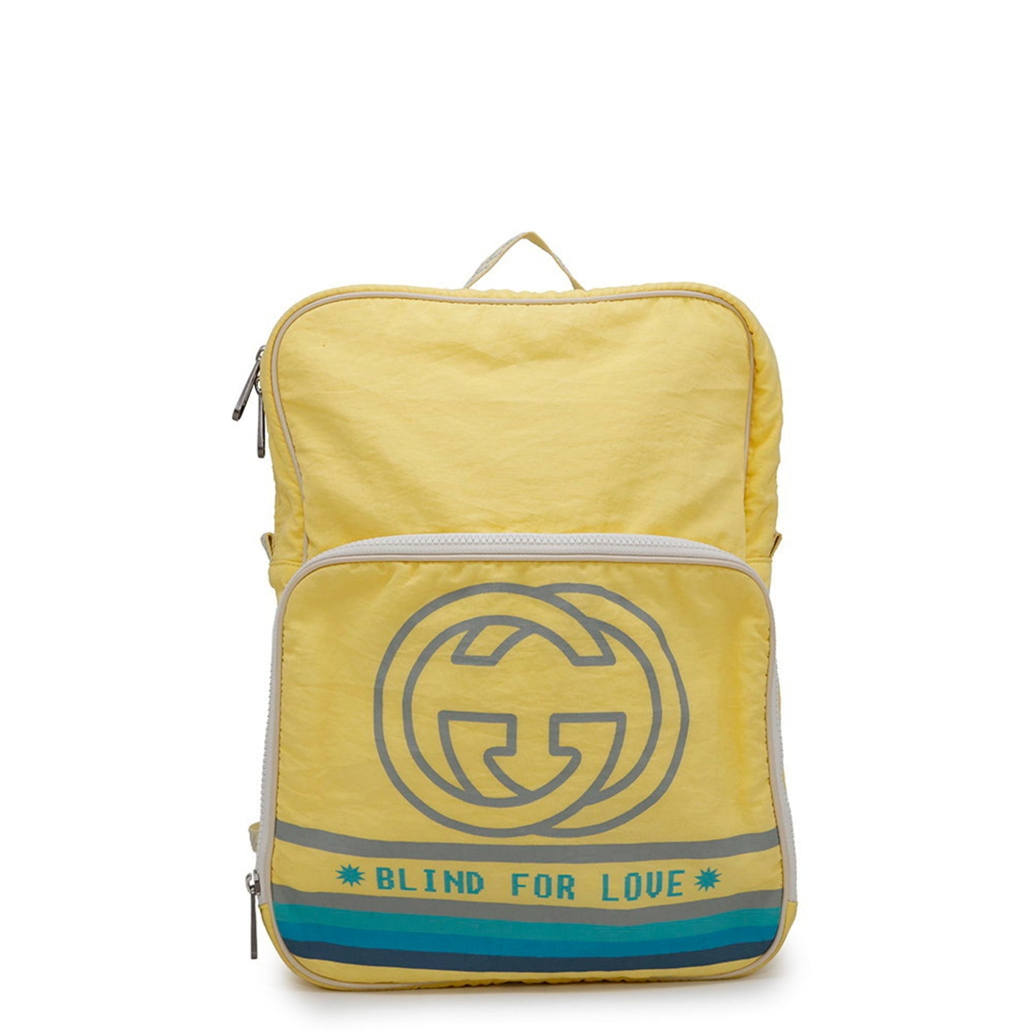 Gucci Yellow Nylon Backpack