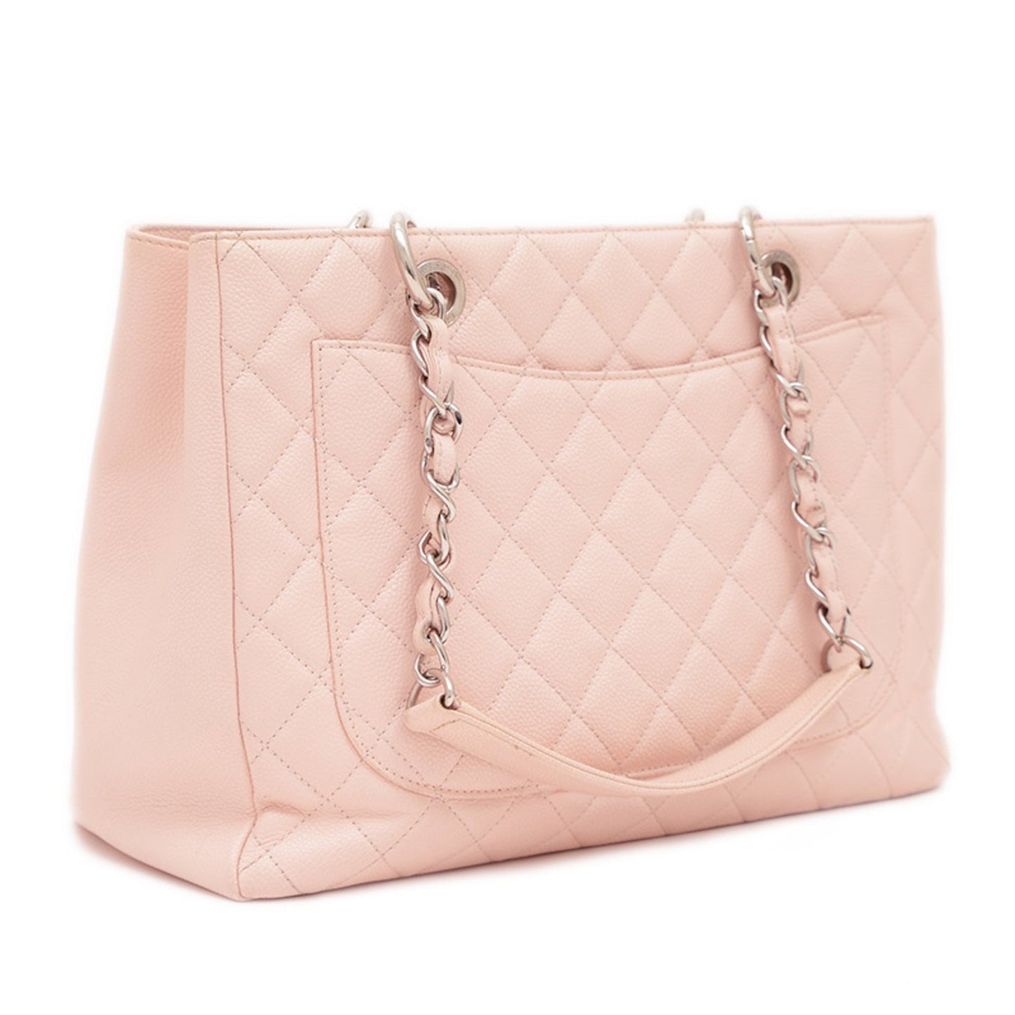 Chanel Pink Grained Calfskin Tote Bag