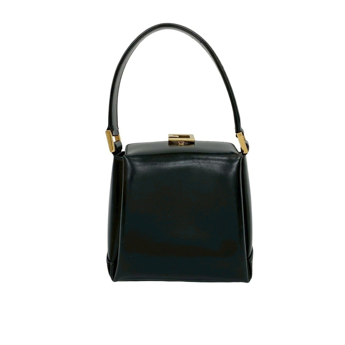 Gucci Black Leather Handbag Tote Bag