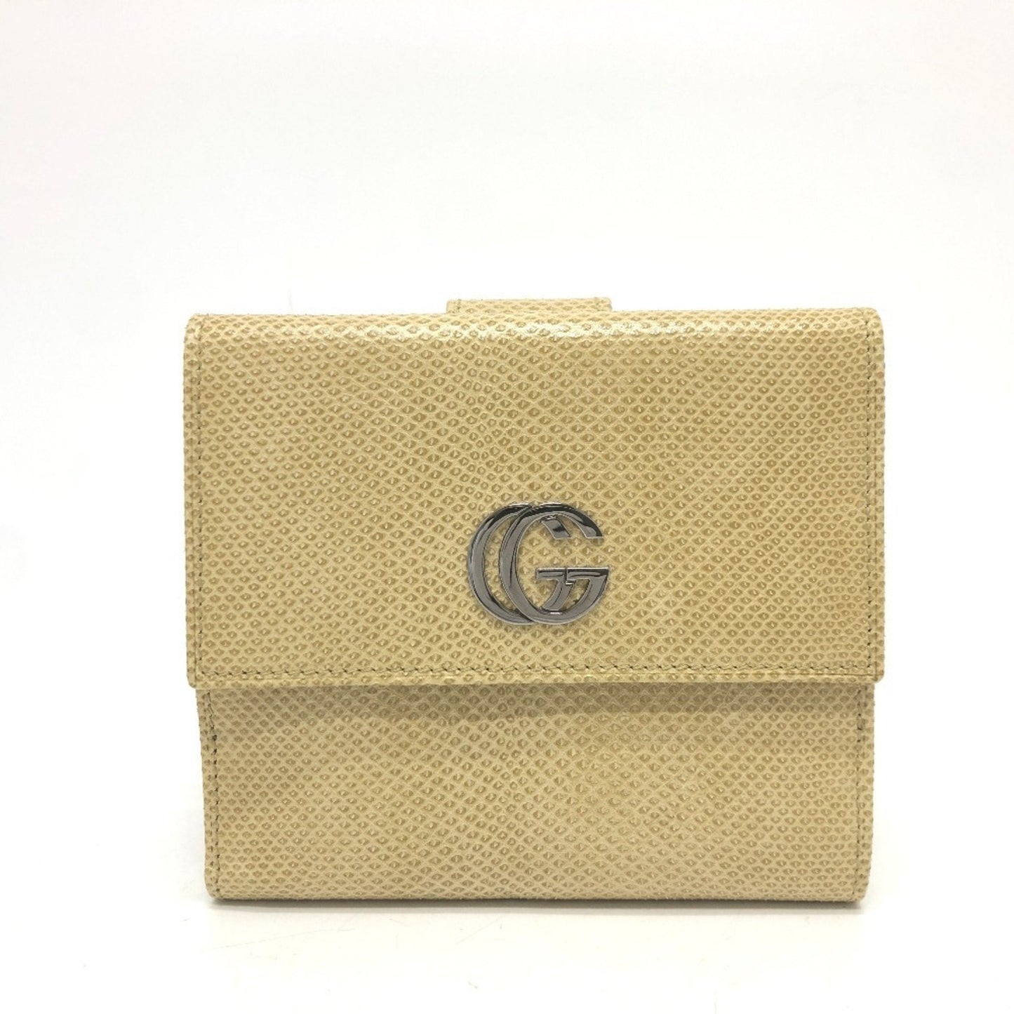Gucci Beige Leather Wallet (Bi-Fold)