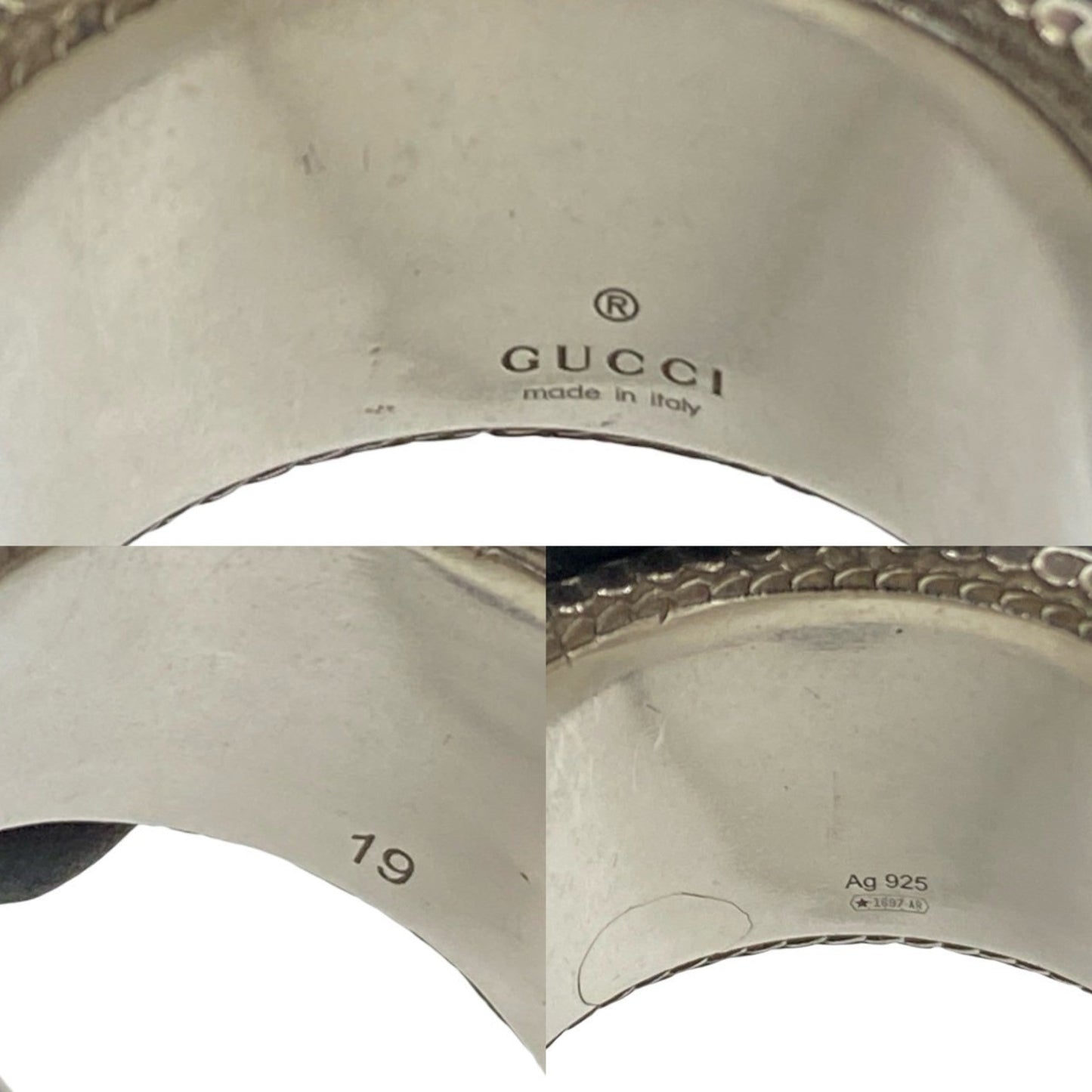 Gucci Silver Silver 925 Band Ring