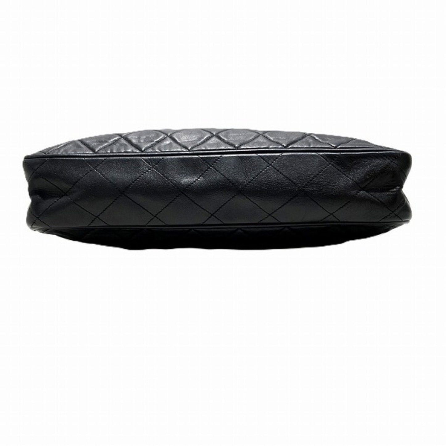 Chanel Black Leather Shoulder Bag Tote Bag