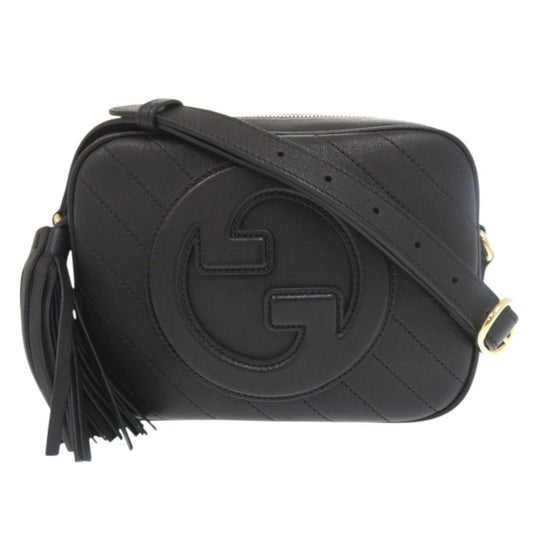 Gucci Black Leather Shoulder Bag