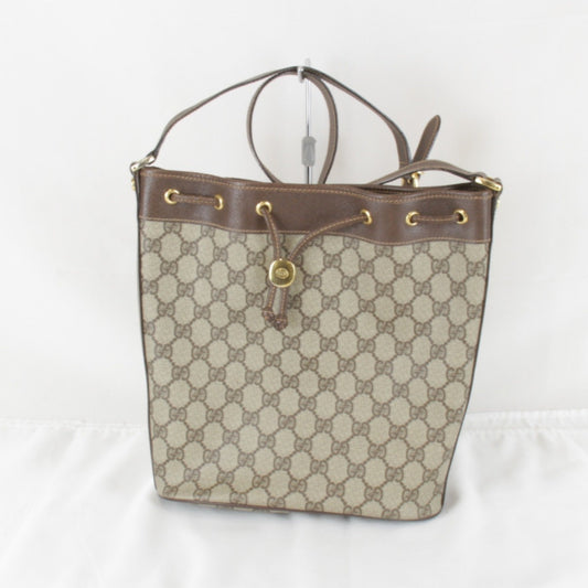 Gucci Beige Gg Supreme Shoulder Bag
