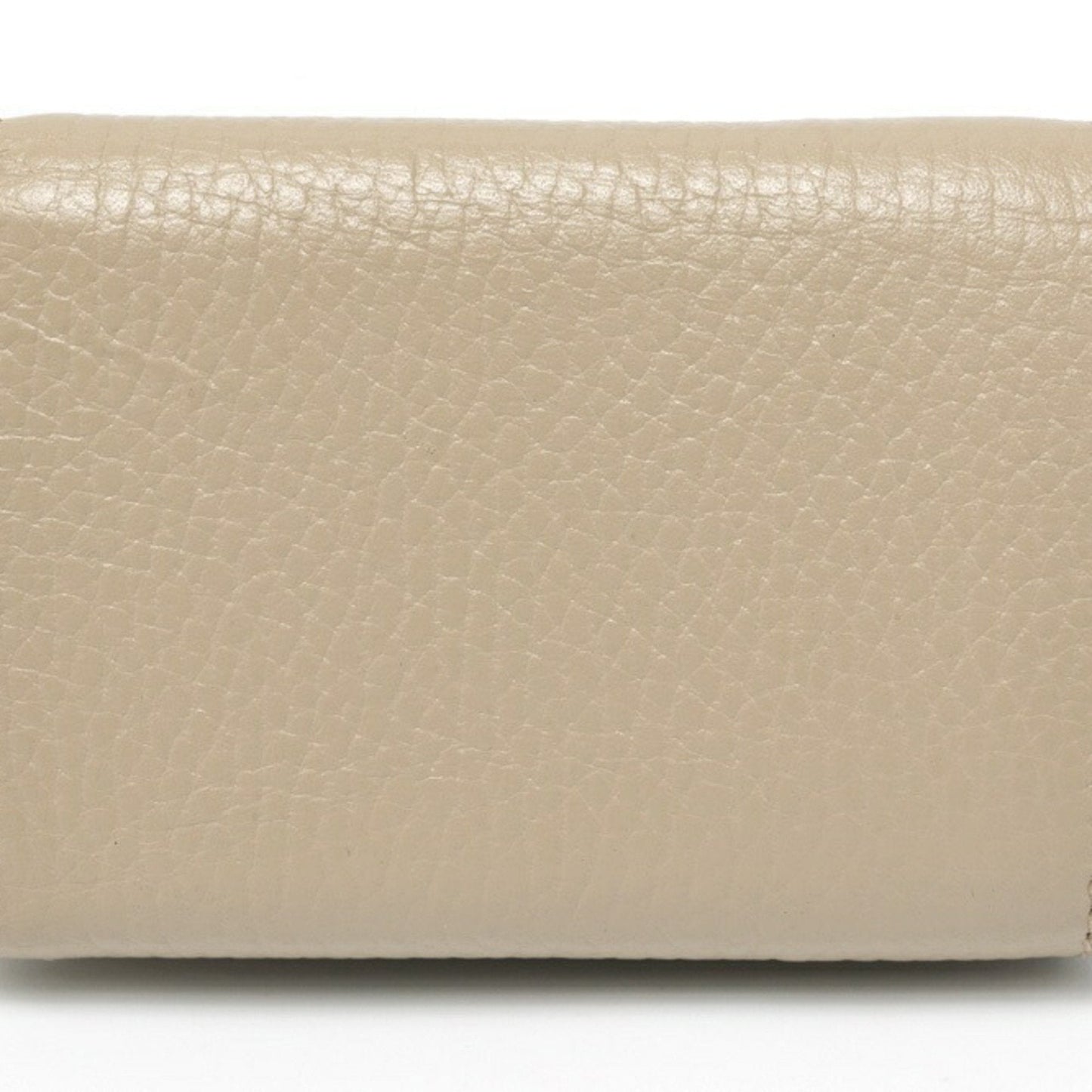 Gucci Beige Yellow Leather Wallet (Tri-Fold)