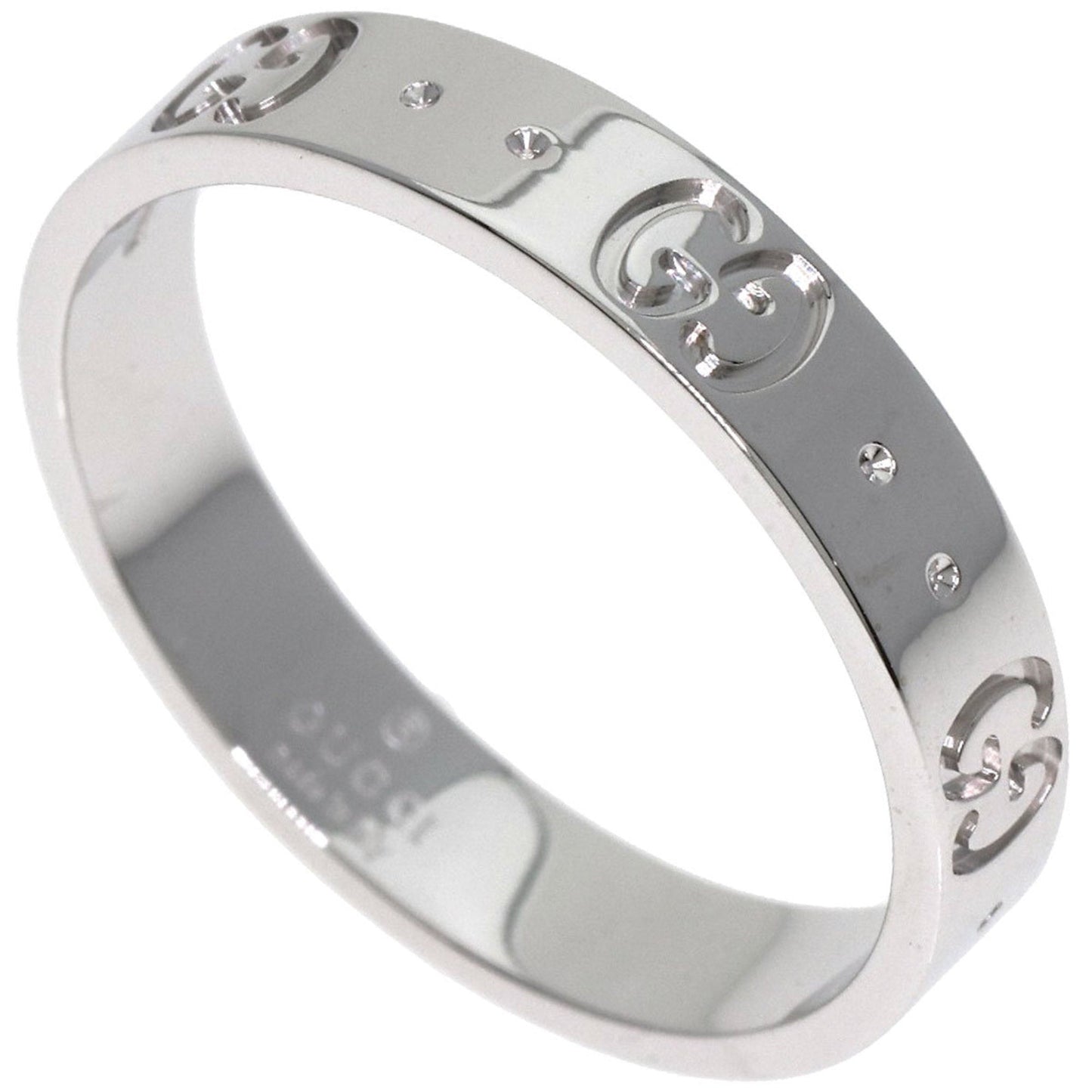 Gucci Icon White Band Ring