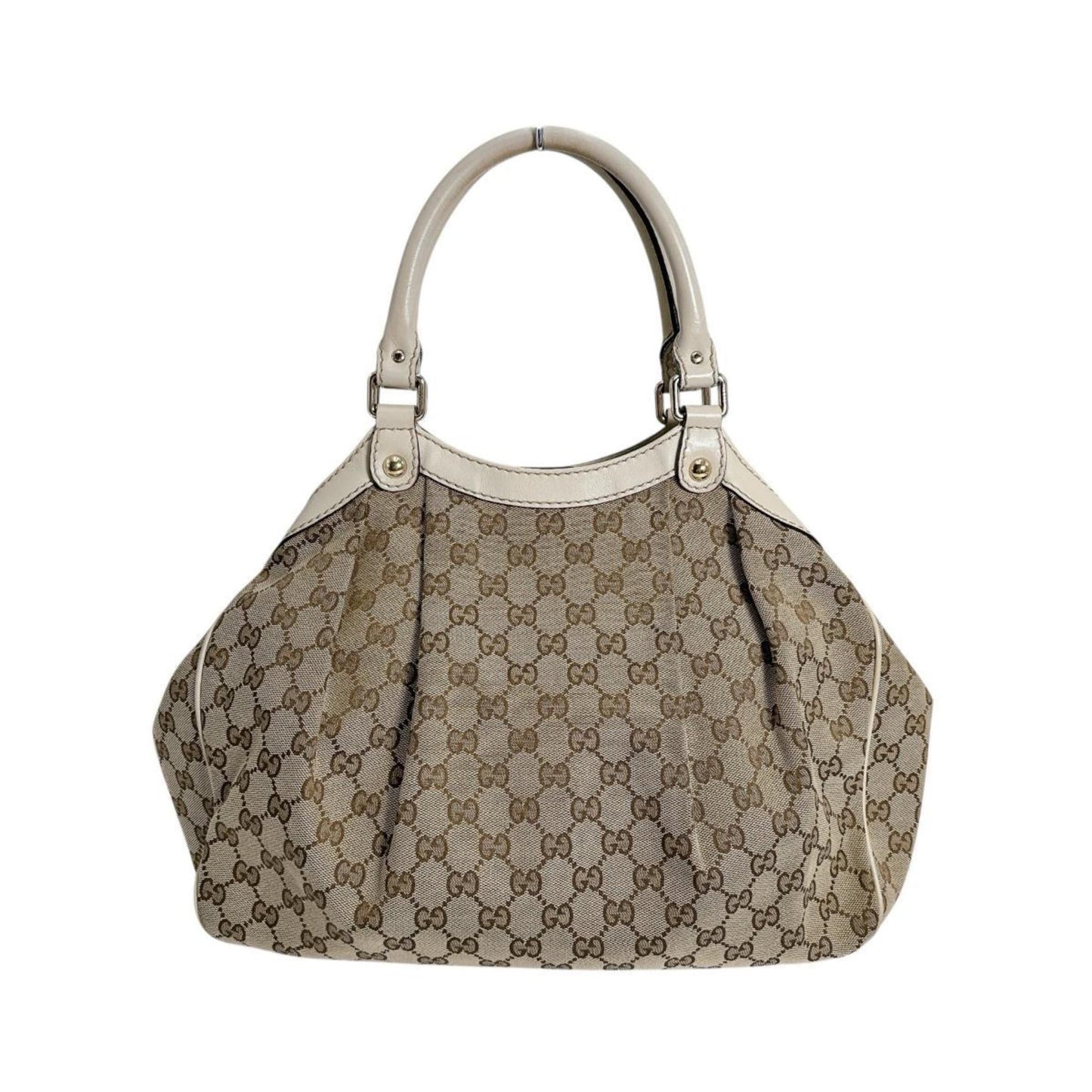 Gucci Gg Canvas Beige Gg Canvas Tote Bag