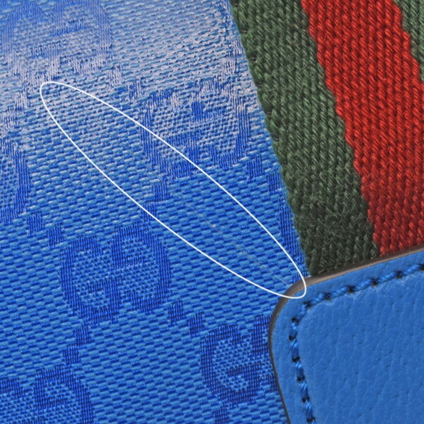 Gucci Gg Crystal Blue Pvc Boston Bag Shoulder Bag