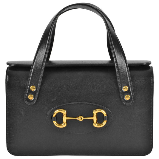 Gucci Black Leather Handbag