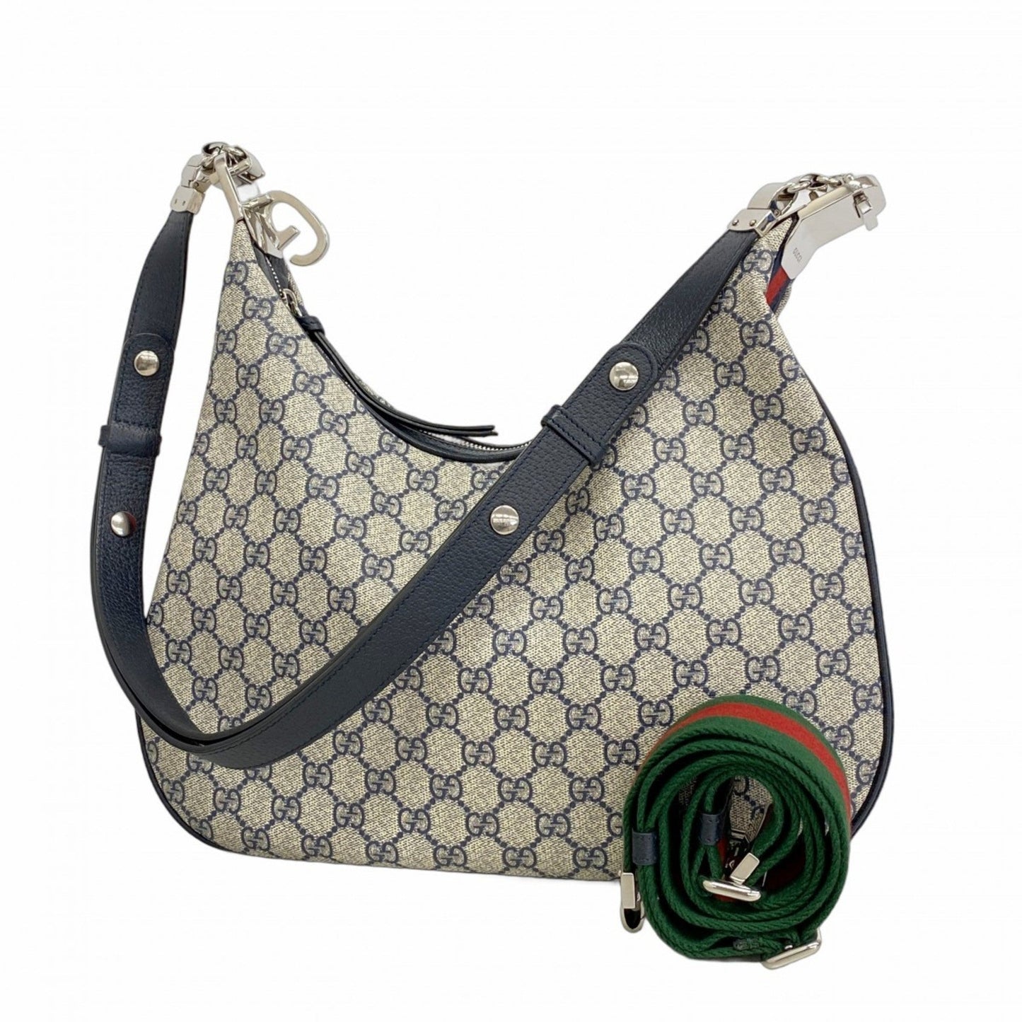 Gucci Navy Pvc Shoulder Bag