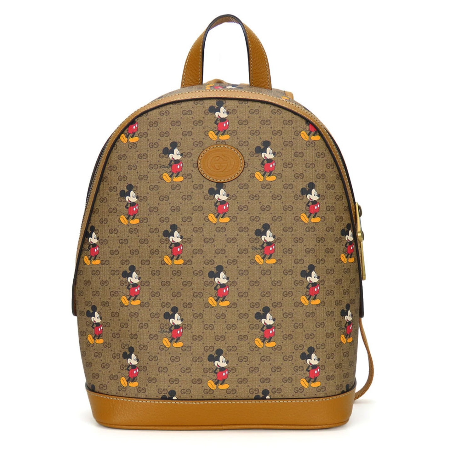 Gucci Brown Camel Gg Supreme Backpack