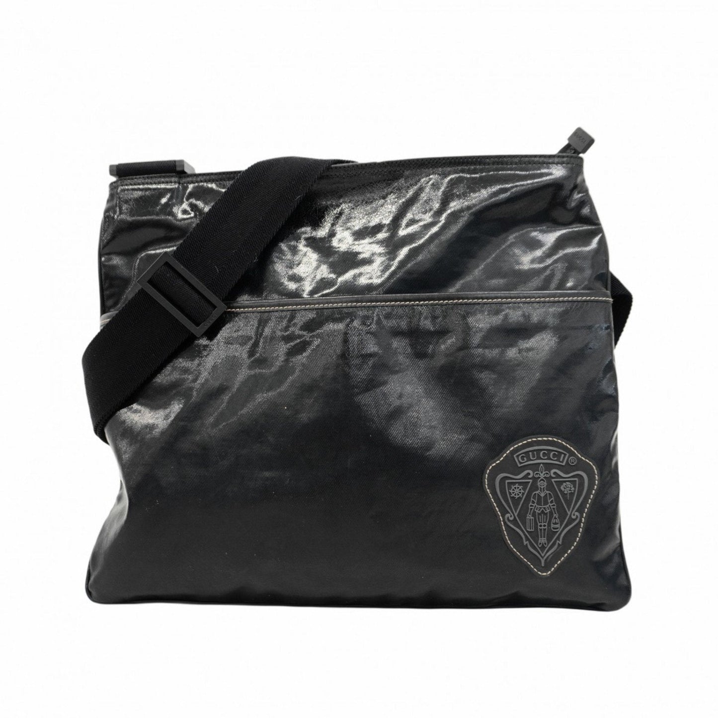 Gucci Black Pvc Shoulder Bag