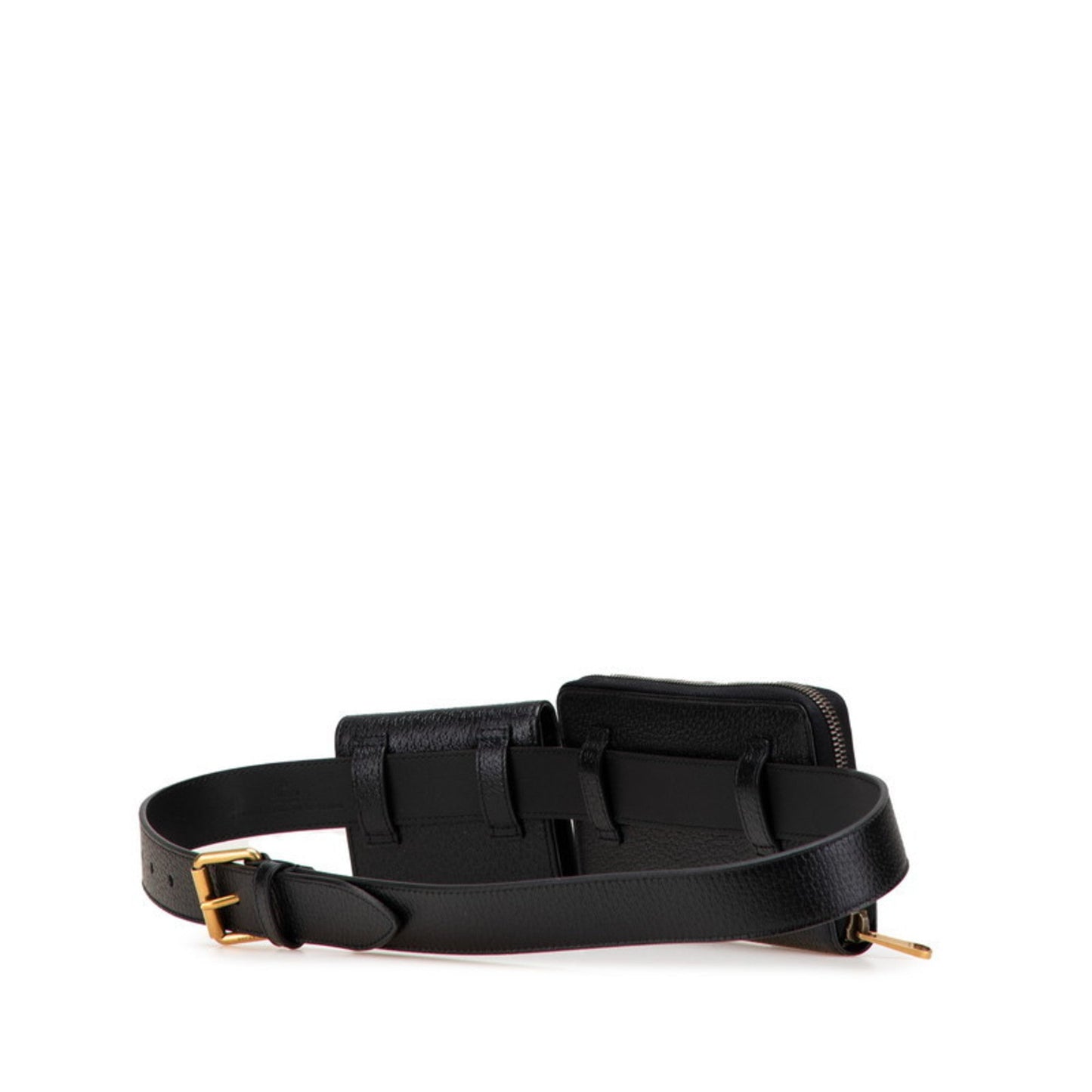 Gucci Black Leather Fanny Pack