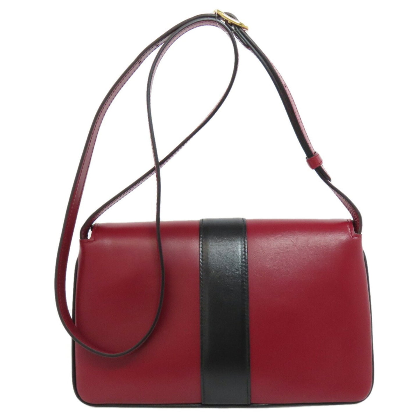 Gucci Red Color Leather Shoulder Bag