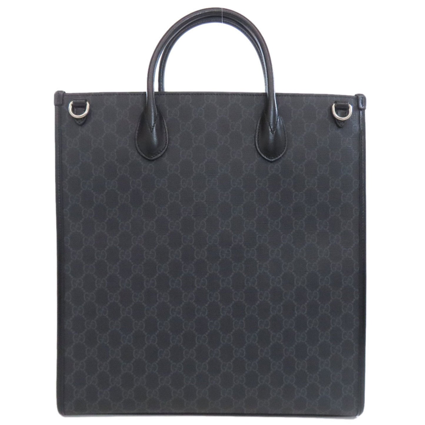 Gucci Black Gg Supreme Tote Bag