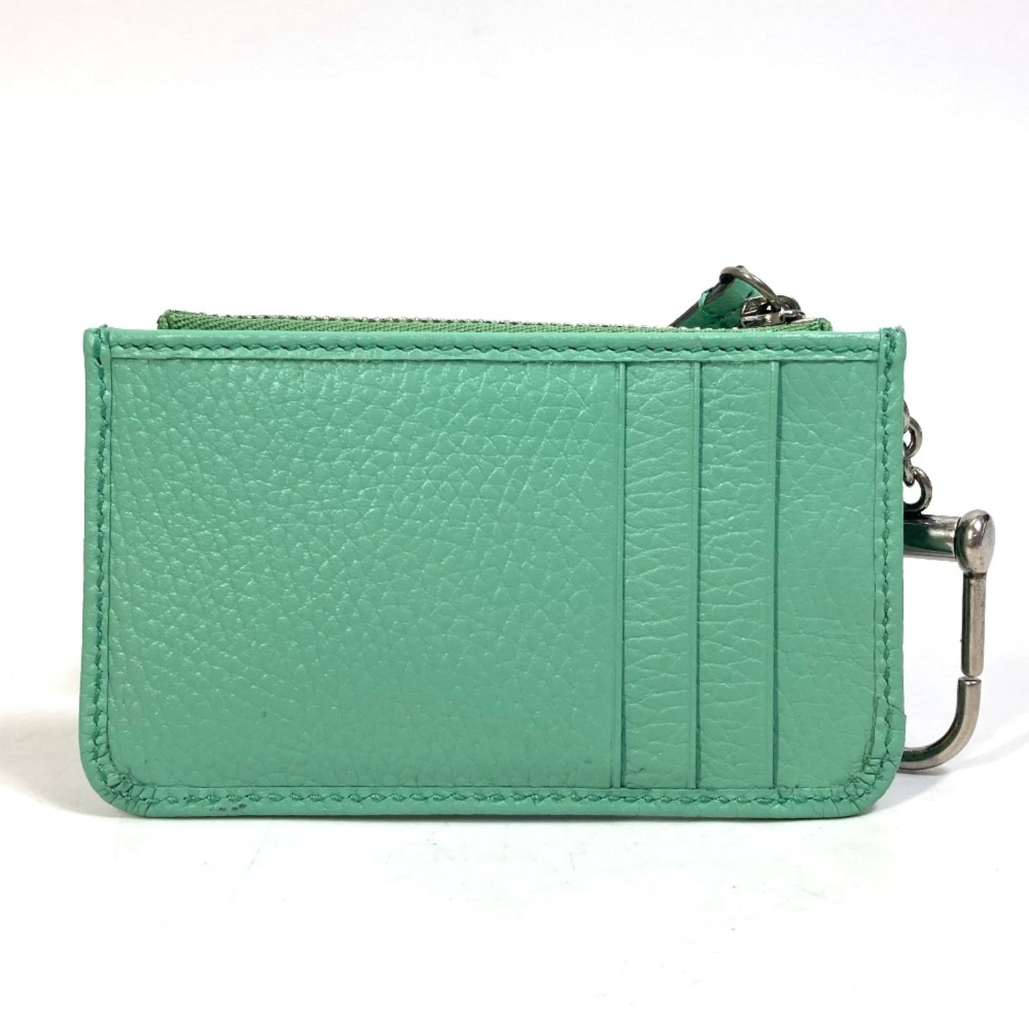 Gucci Green Leather Coin Purse/Coin Case