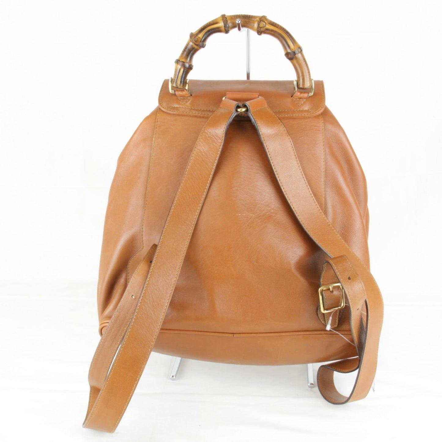 Gucci Brown Leather Backpack