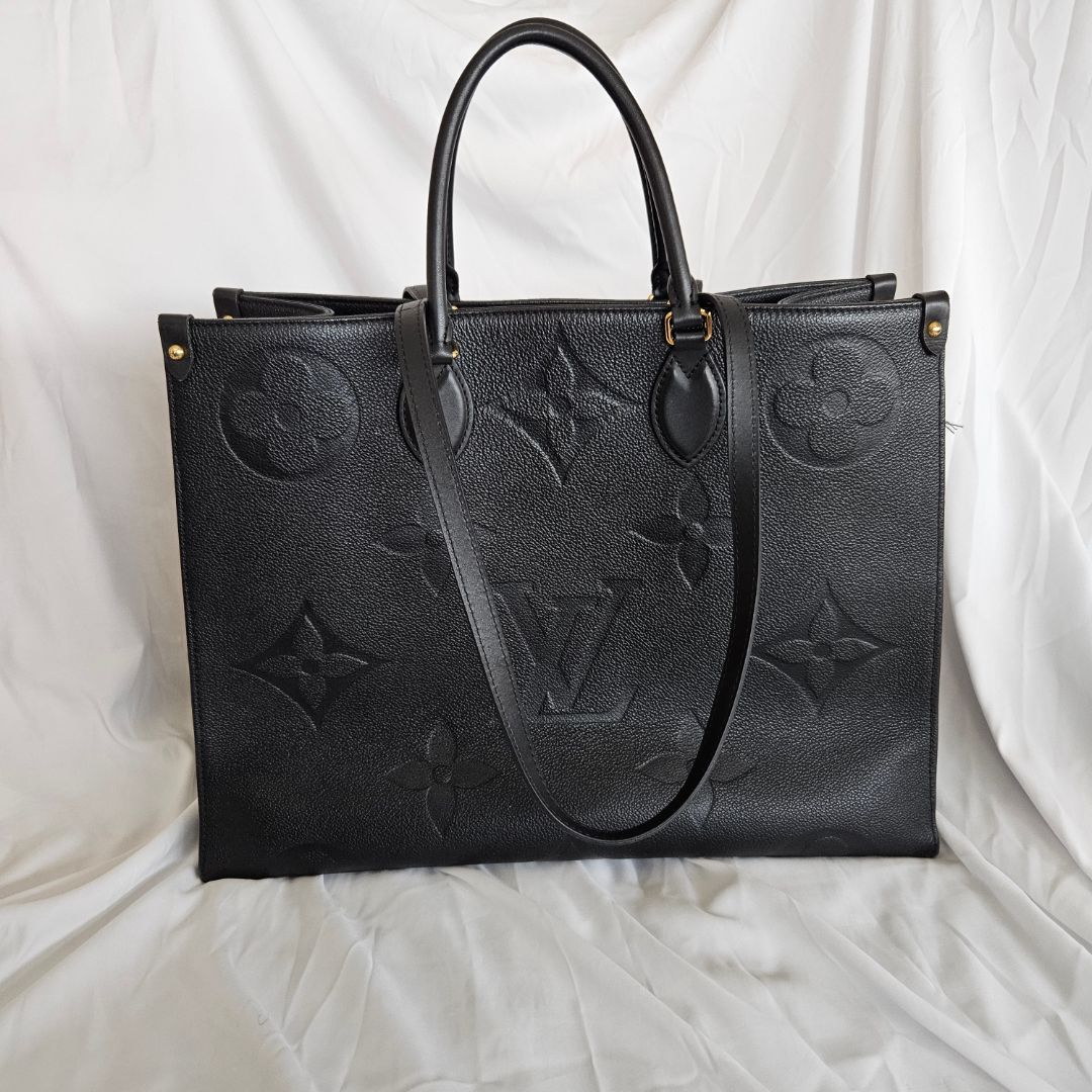 Louis Vuitton Black Monogram Empriente Leather On The Go GM Bag