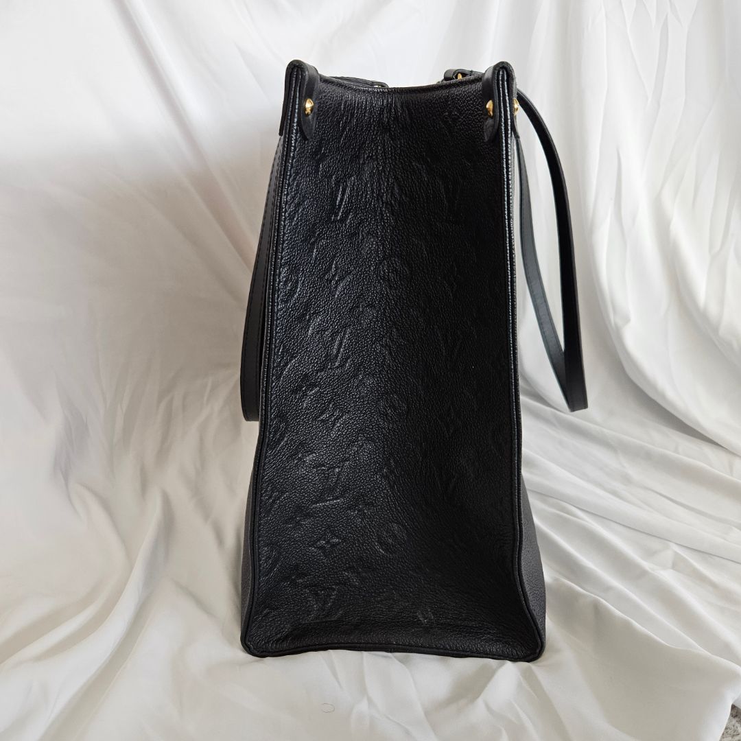 Louis Vuitton Black Monogram Empriente Leather On The Go GM Bag