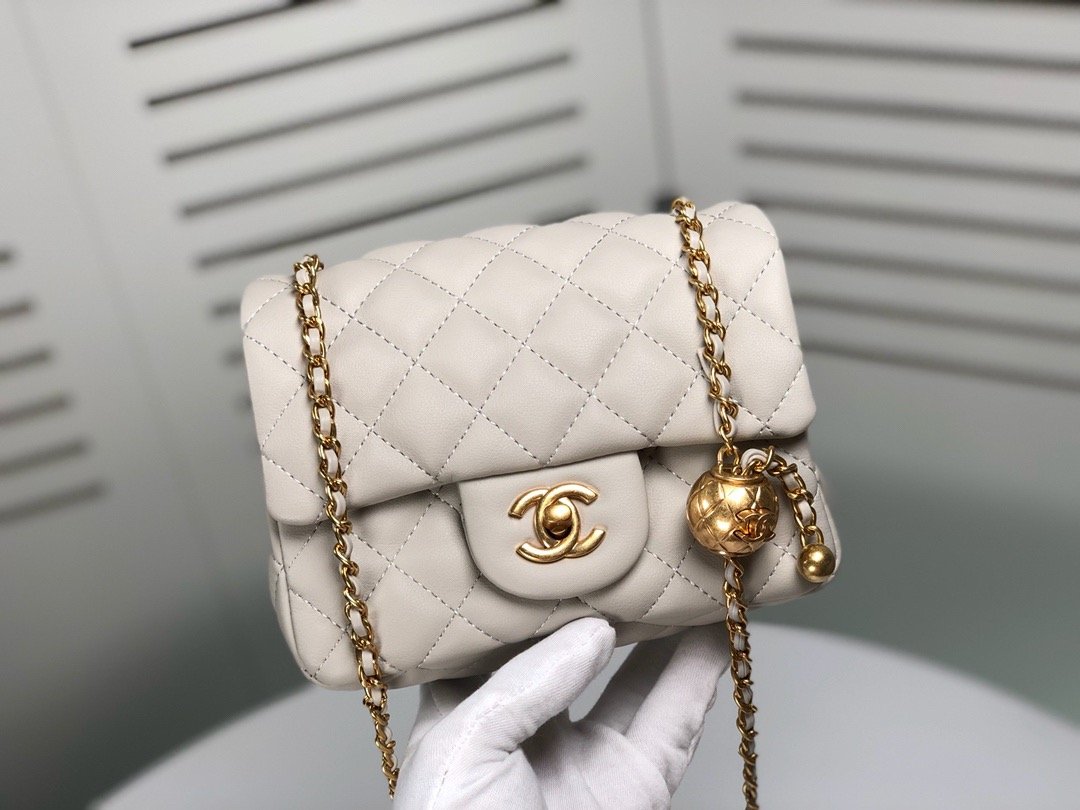 CHANEL  PEARL CRUSH MINI FLAP