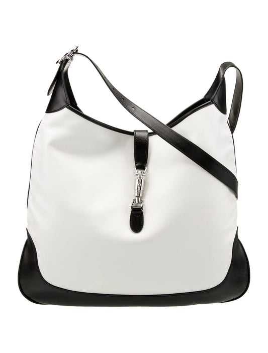 Gucci Jackie Original Shoulder Bag Leather White Leather Bag