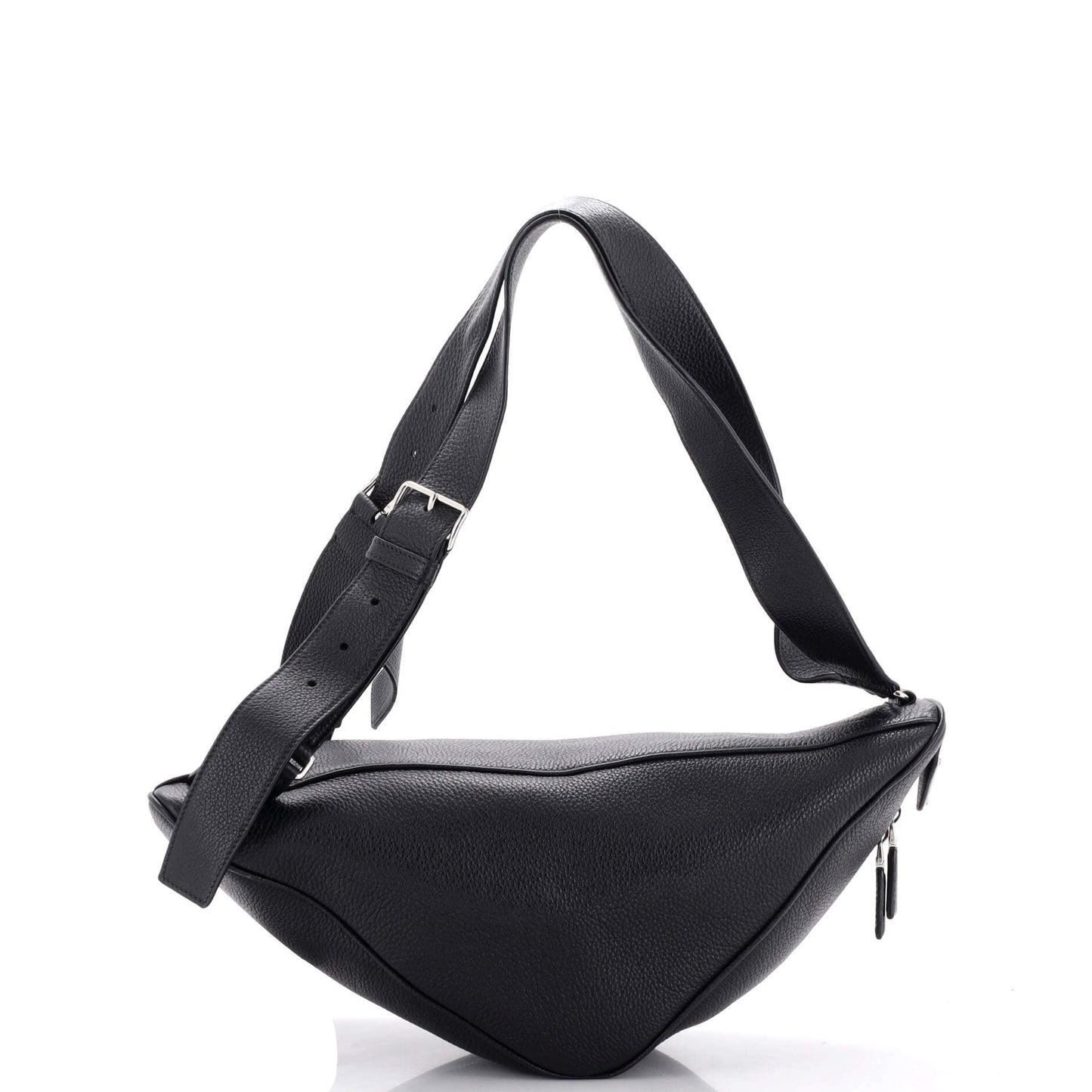 Triangle Zip Backpack Leather