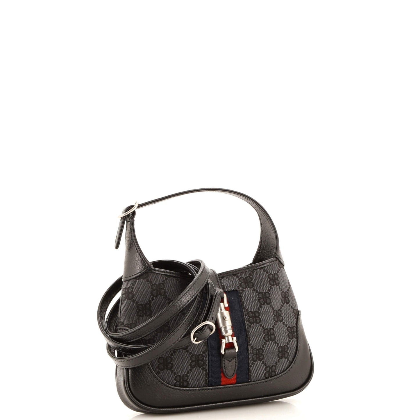 x Gucci The Hacker Project Jackie 1961 Hobo BB Coated Canvas Mini