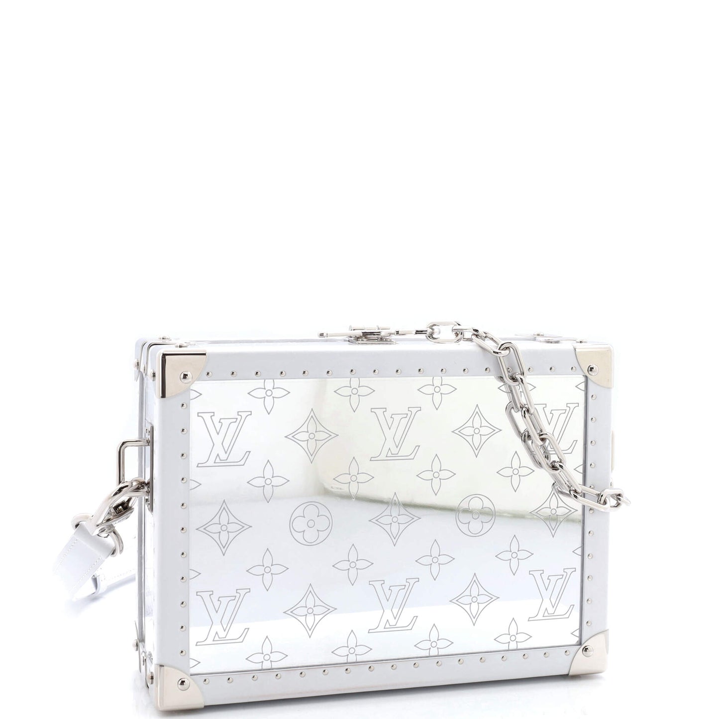 Clutch Box Bag Monogram Mirror