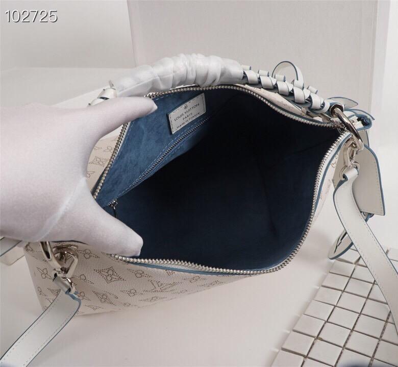 Louis Vuitton Monogram Mahina Beaubourg Mm Hobo