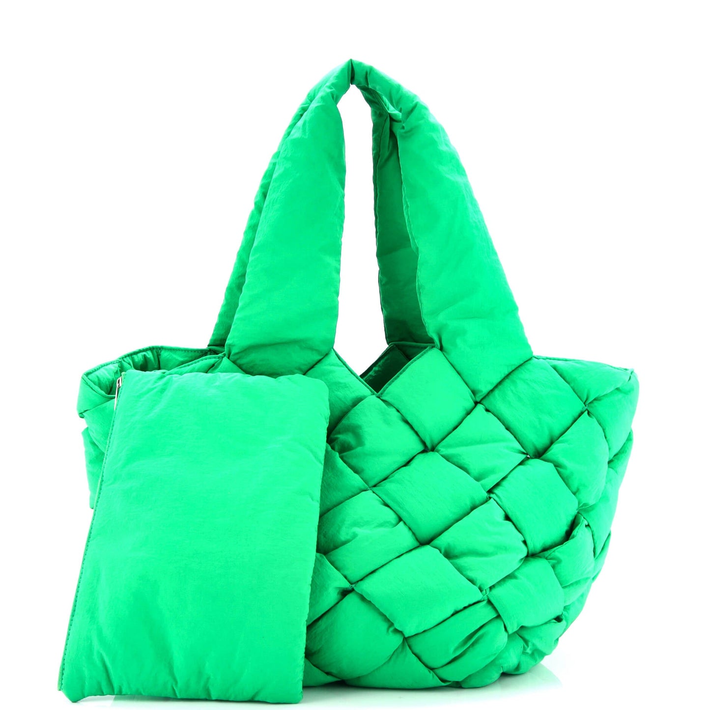 Cassette Paper Tote Intrecciato Nylon