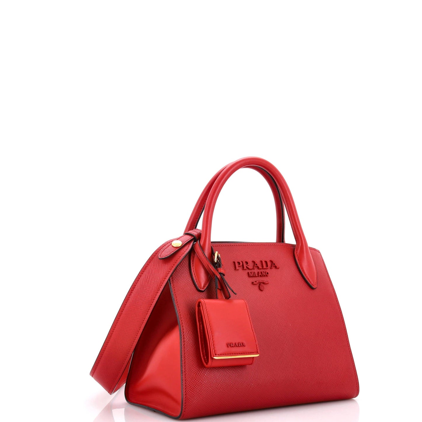 Monochrome Tote Saffiano with City Calf Small