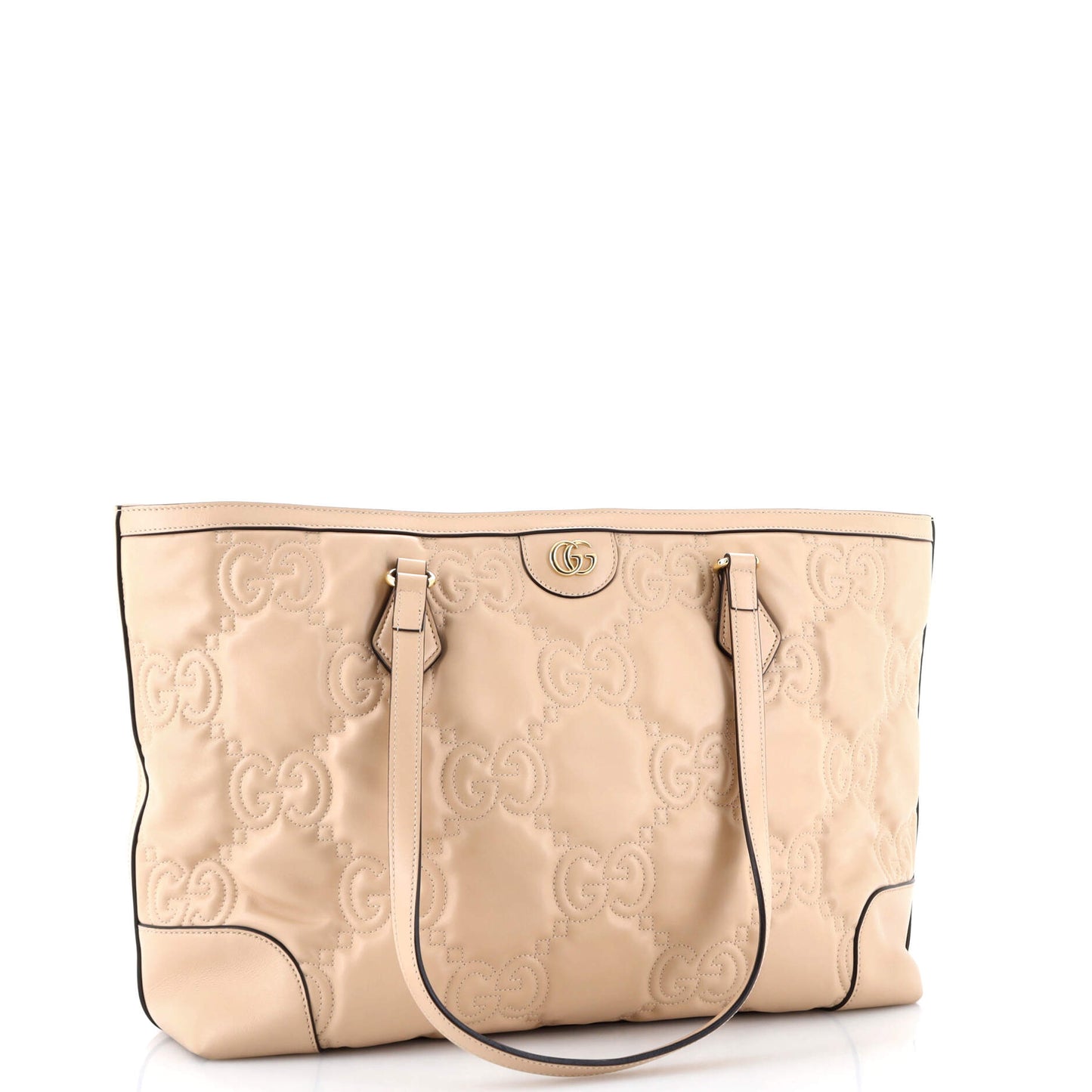 Ophidia Open Tote GG Matelasse Leather Medium