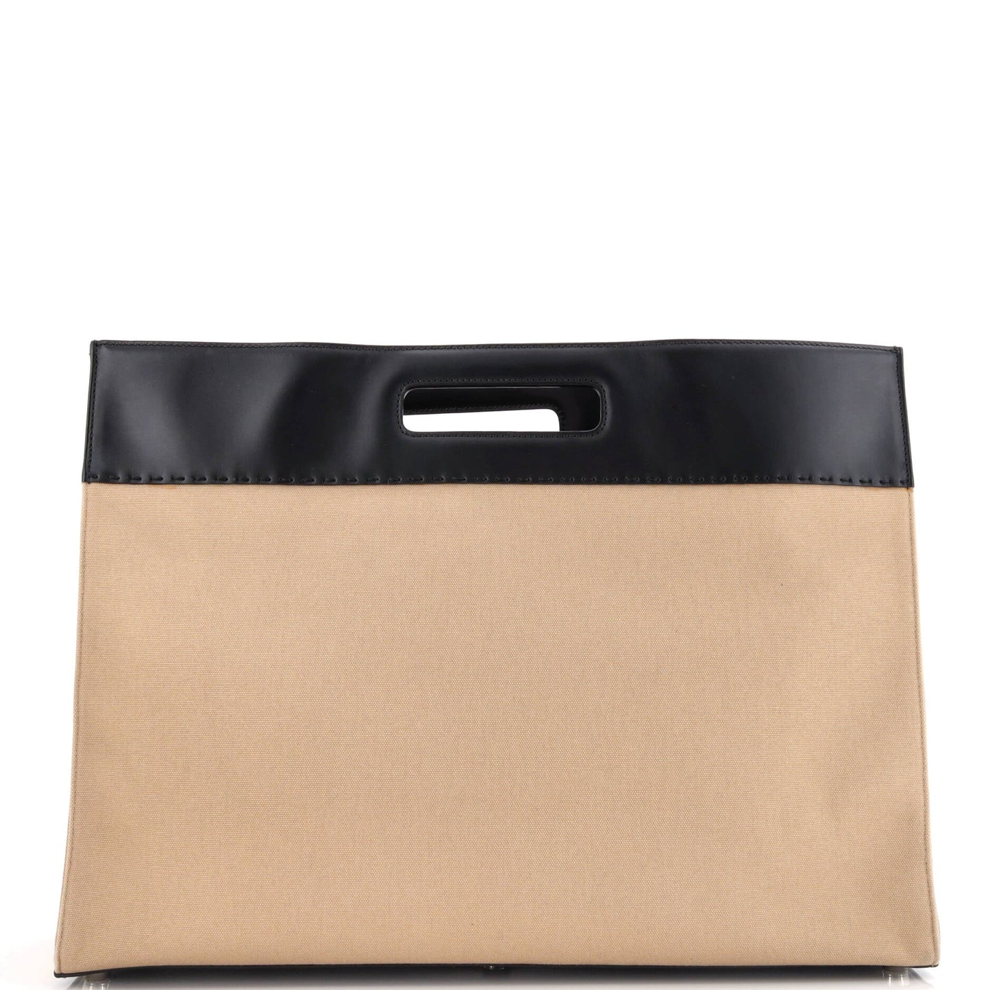 Cut Out Handle Shopper Tote Canvas Large