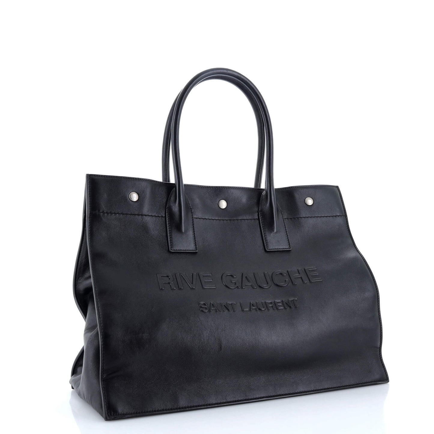 Rive Gauche Shopper Tote Leather Small