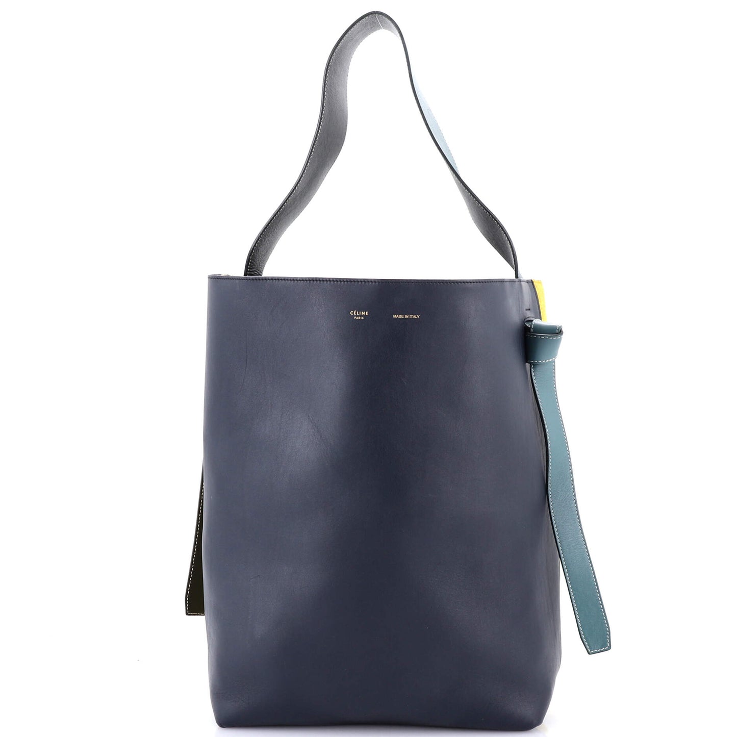 Twisted Cabas Tote Leather and Felt Small