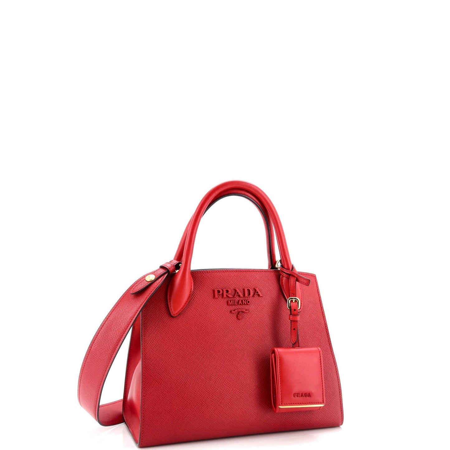 Monochrome Tote Saffiano with City Calf Small