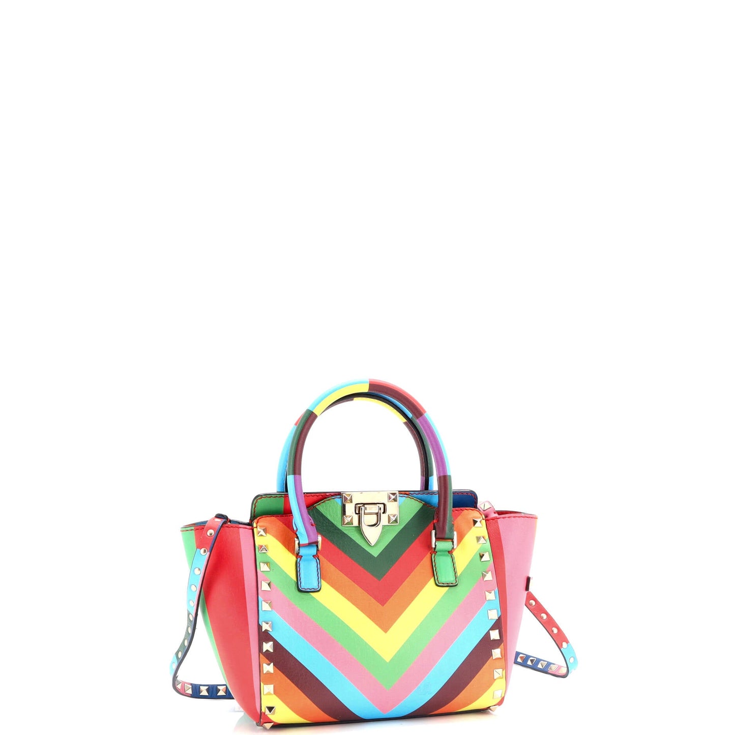 1973 Rockstud Tote Rigid Leather Mini