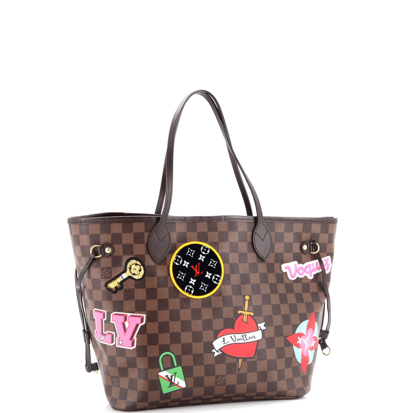 Neverfull NM Tote Limited Edition Patches Damier MM