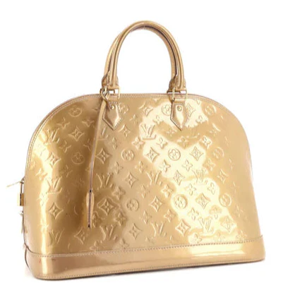 Louis Vuitton Metallic Vernis Alma GM