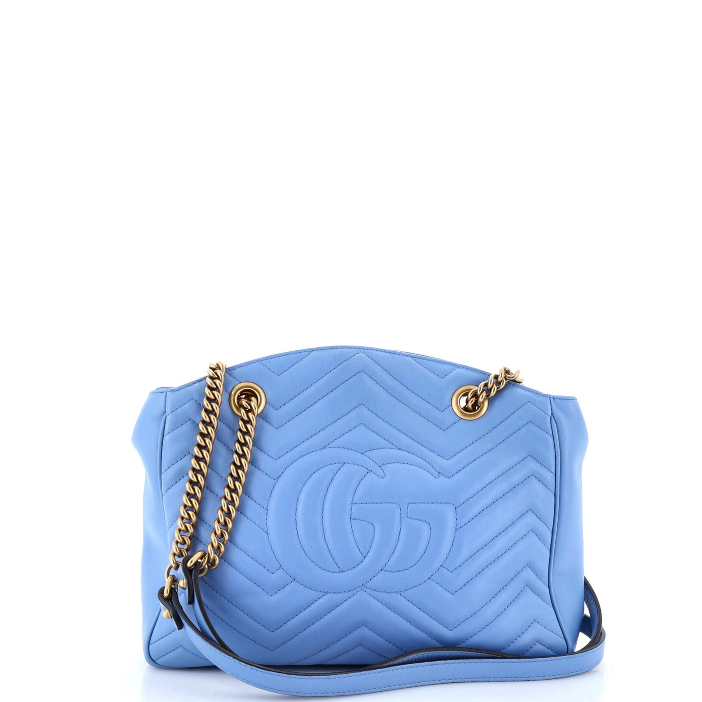 GG Marmont Chain Tote Matelasse Leather Medium