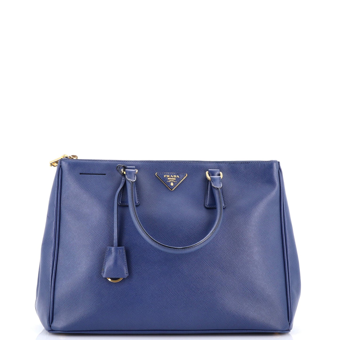 Double Zip Lux Tote Saffiano Leather Large