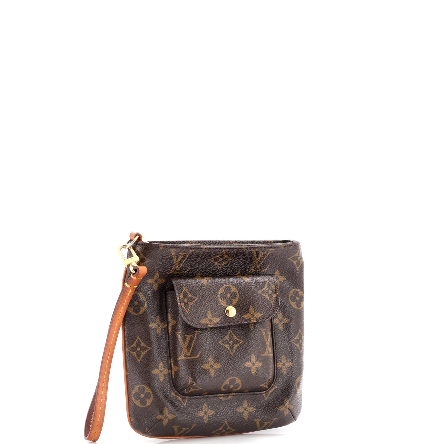 Partition Wristlet Clutch Monogram Canvas