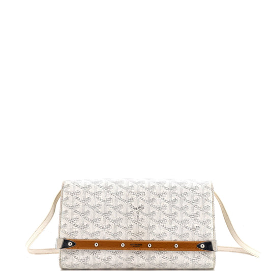 Monte Carlo Clutch with Strap Coated Canvas PM